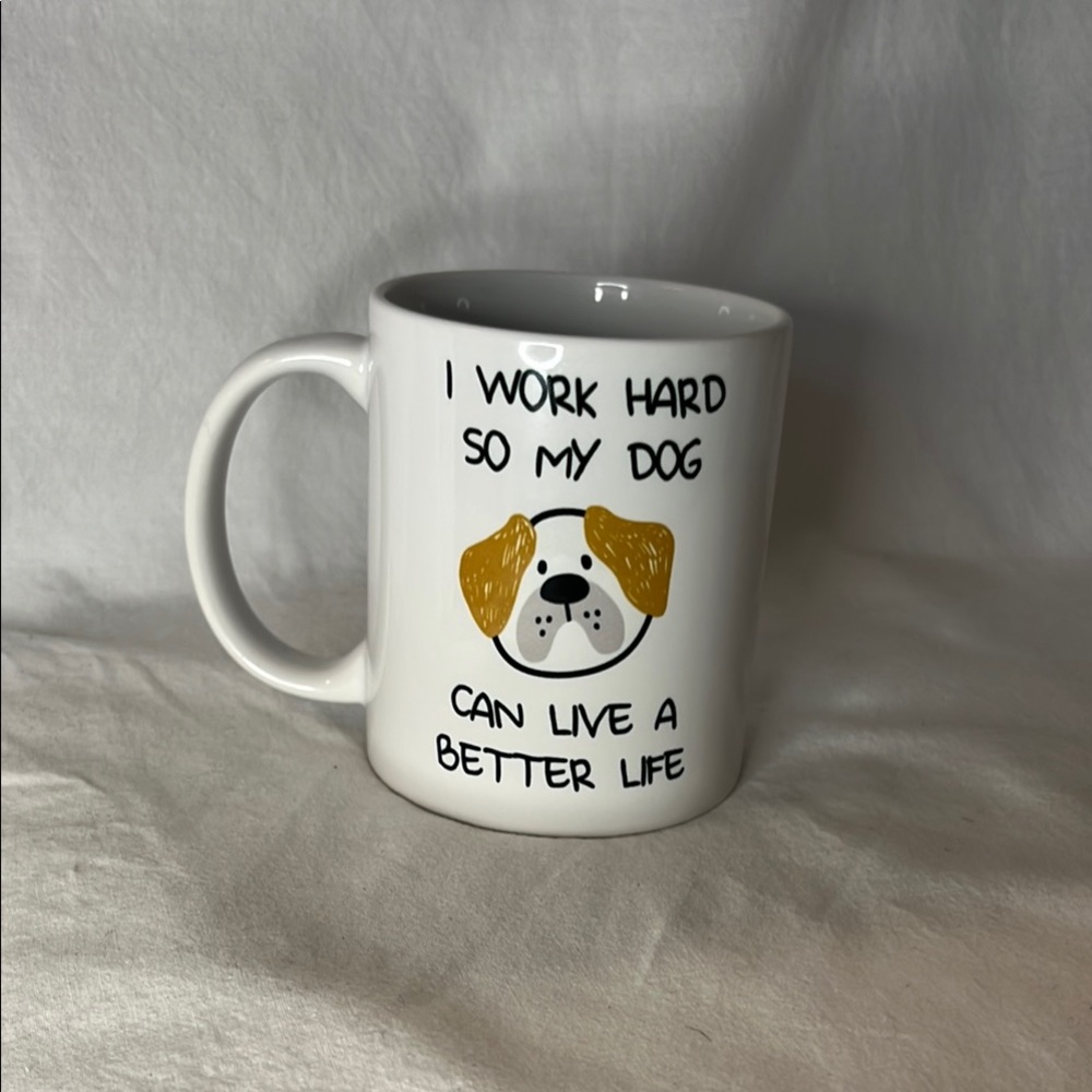 Dog Lover's White Mug